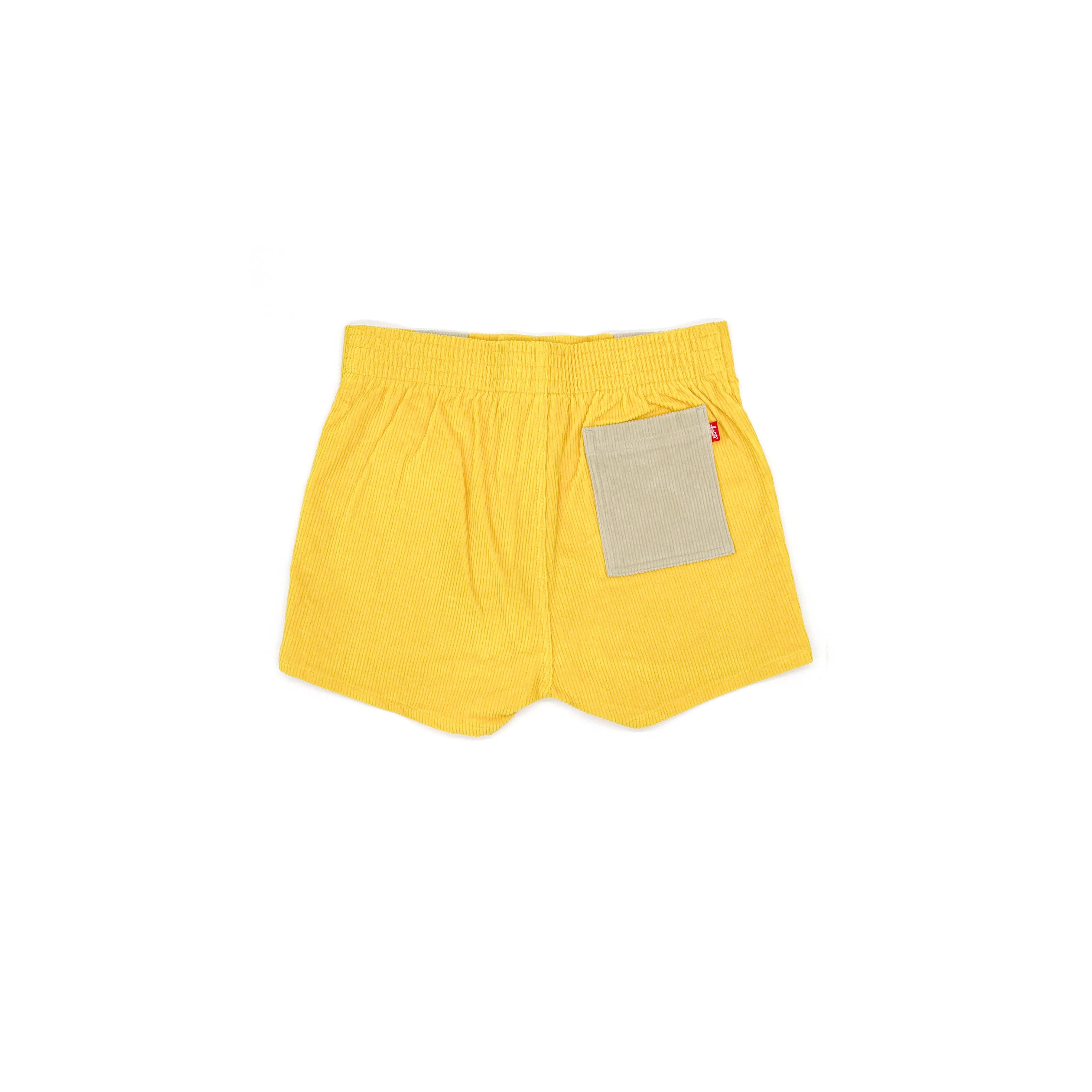 Women's Two-Tone Corduroy Shorts