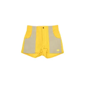 Women's Two-Tone Corduroy Shorts