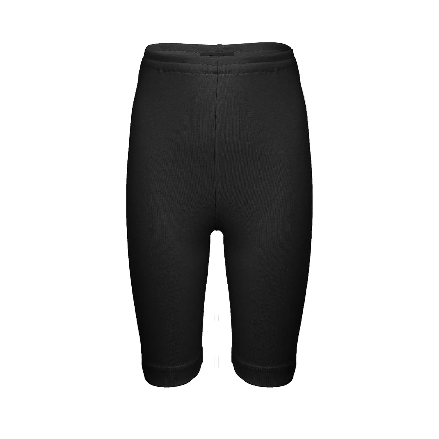 Zwarte jersey bikershort voor jongens en meisjes 